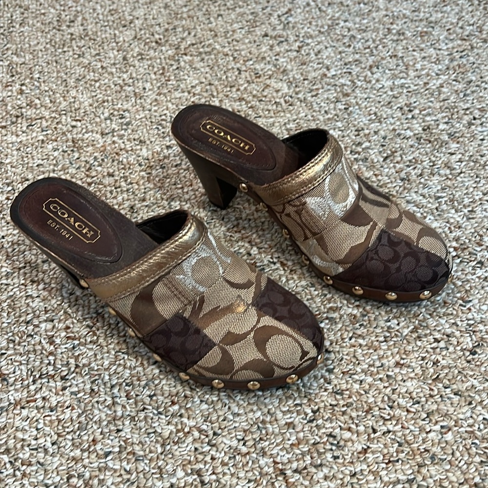 Coach Mules Size 6M